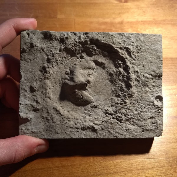 Gale Crater 3D Mars Stone Replica - Cement Sculpture, NASA Space Program, Mars Rover, Space Exploration, Handmade, Unique Gift, Astronauts