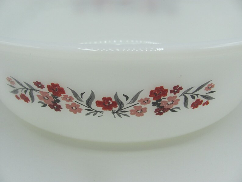 Anchor Hocking Casserole Bowl Oval Fire King Primrose 467 ...