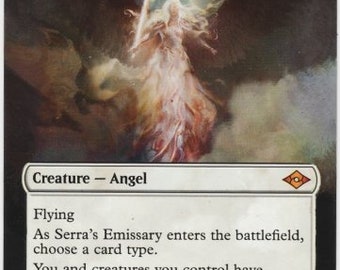 Mtg altered art card Serra’s Emissary