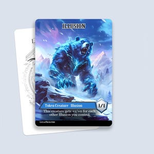 Illusion Token #1 - Magic custom tokens for MTG
