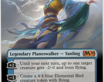 Mtg Altered Art Card Mu Yanling, Sky Dancer - Etsy