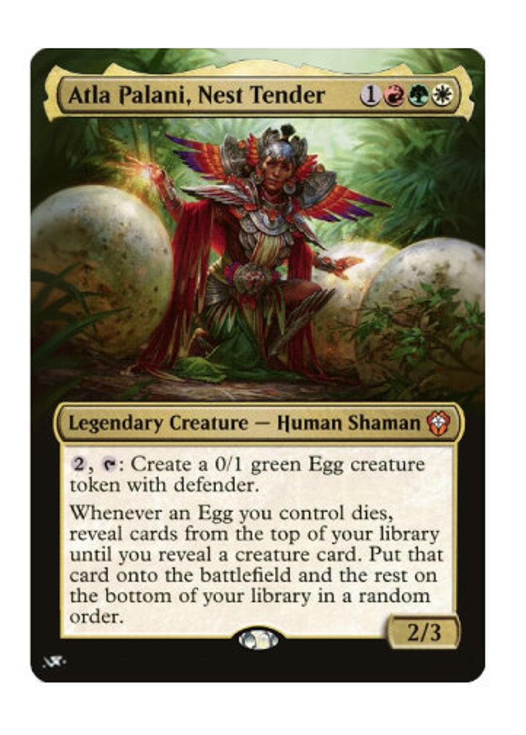 Mtg Altered Art Card Atla Palani, Nest Tender - Etsy Mtg Altered Art Card Atla Palani, Nest Tender - Etsy