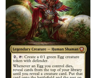 Mtg Altered Art Card Atla Palani, Nest Tender - Etsy