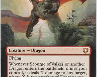 MTG【Foil】ヴァルカスの災い魔/Scourge of Valkas１枚 Foil】《ヴァルカスの災い魔/Scourge of Valkas》[M14] 赤R