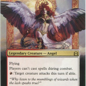 Carta artistica alterata Mtg Basandra, Battle Seraph