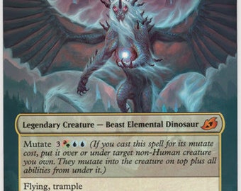 Mtg altered art card-Illuna, Apex of Wishes