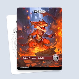 Kobold Token #1 - Magic custom tokens for MTG