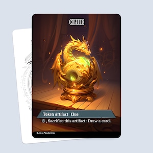 Ficha de pista n.º 2: fichas mágicas personalizadas para MTG