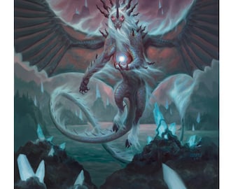 Mtg altered art card Illuna, Apex of Wishes A