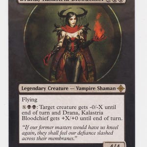 Mtg altered art card-Drana, Kalastria Bloodchief