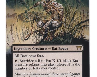 Carta de arte alterado de MTG: Marrow-Gnawer