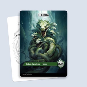 Hydra Token #1 - Fichas mágicas personalizadas para MTG