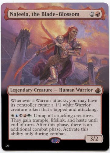 mtg najeela commander deck Najeela, Blade Blossom WARRIORS FIVE-COLOR Magic Custom Najeela toolbox // Commander (Najeela,