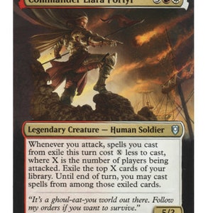 Carte d'art modifiée Mtg - Commandant Liara Portyr