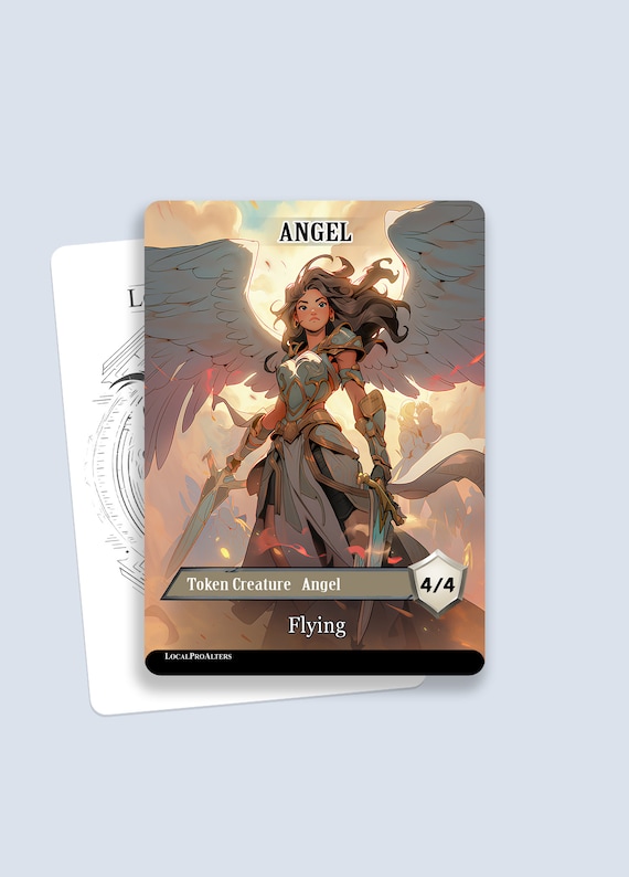 Angel Token #3 - Magic Custom Tokens for MTG - Etsy