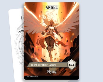 Angel Token #1 - Magic custom tokens for MTG
