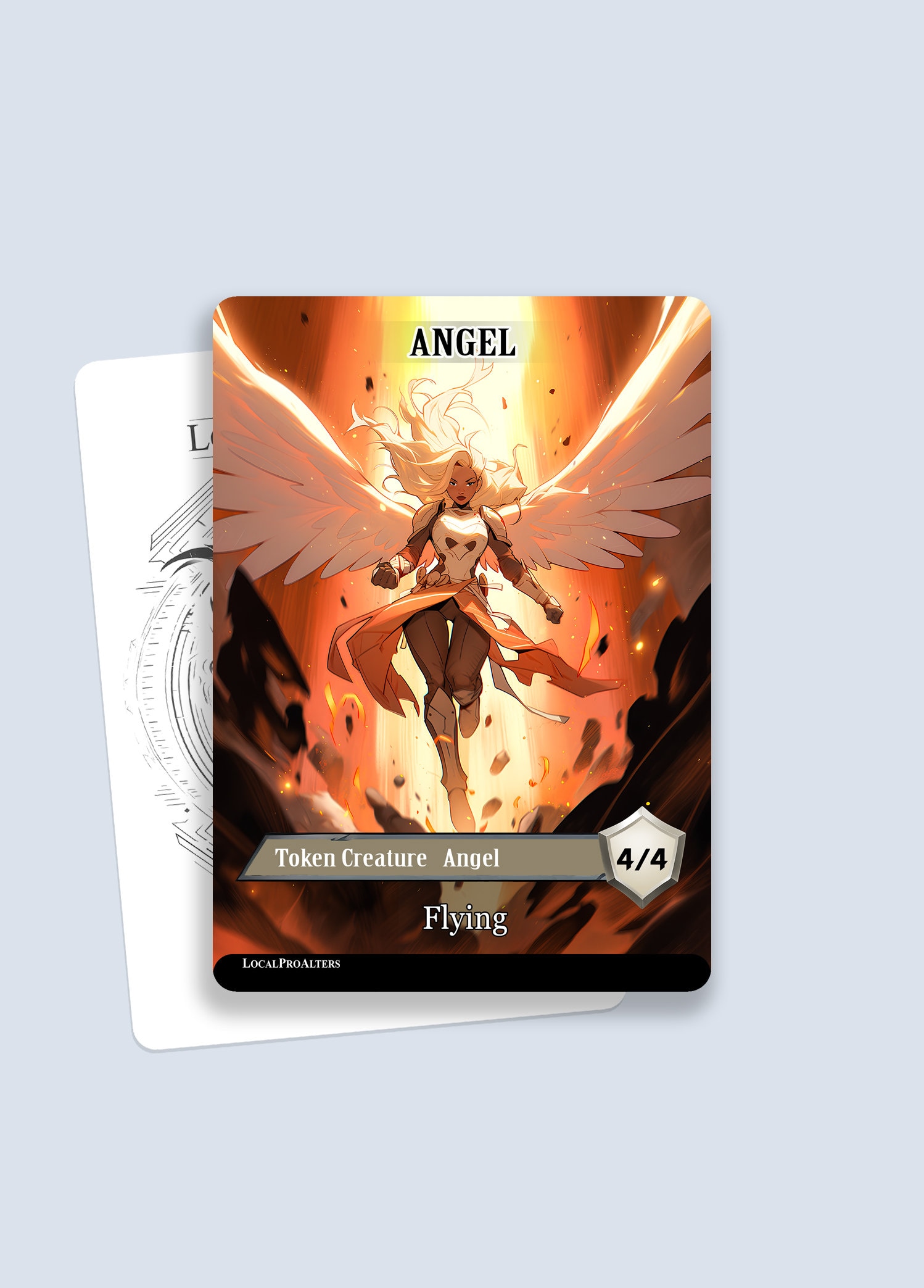 天使 angel token minagishi jun mtg 天使 angel token minagishi jun mtg