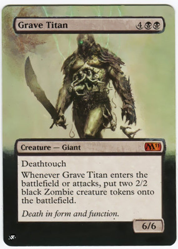 mtg titan cards Love the Gathering Vday Card - Magic the Gathering Card