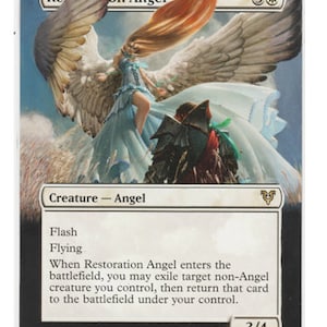 Mtg tarjeta de arte alterada Restauración Angel C