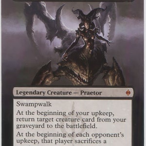 Mtg altered art card-Sheoldred, Whispering One