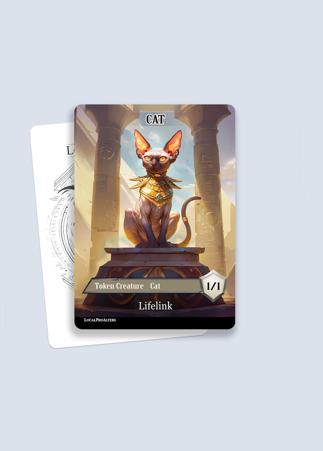 Cat Token #7 - Magic Custom Tokens for MTG - Etsy