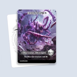 Ficha de aparición de Eldrazi n.° 1: fichas personalizadas de Magic para MTG