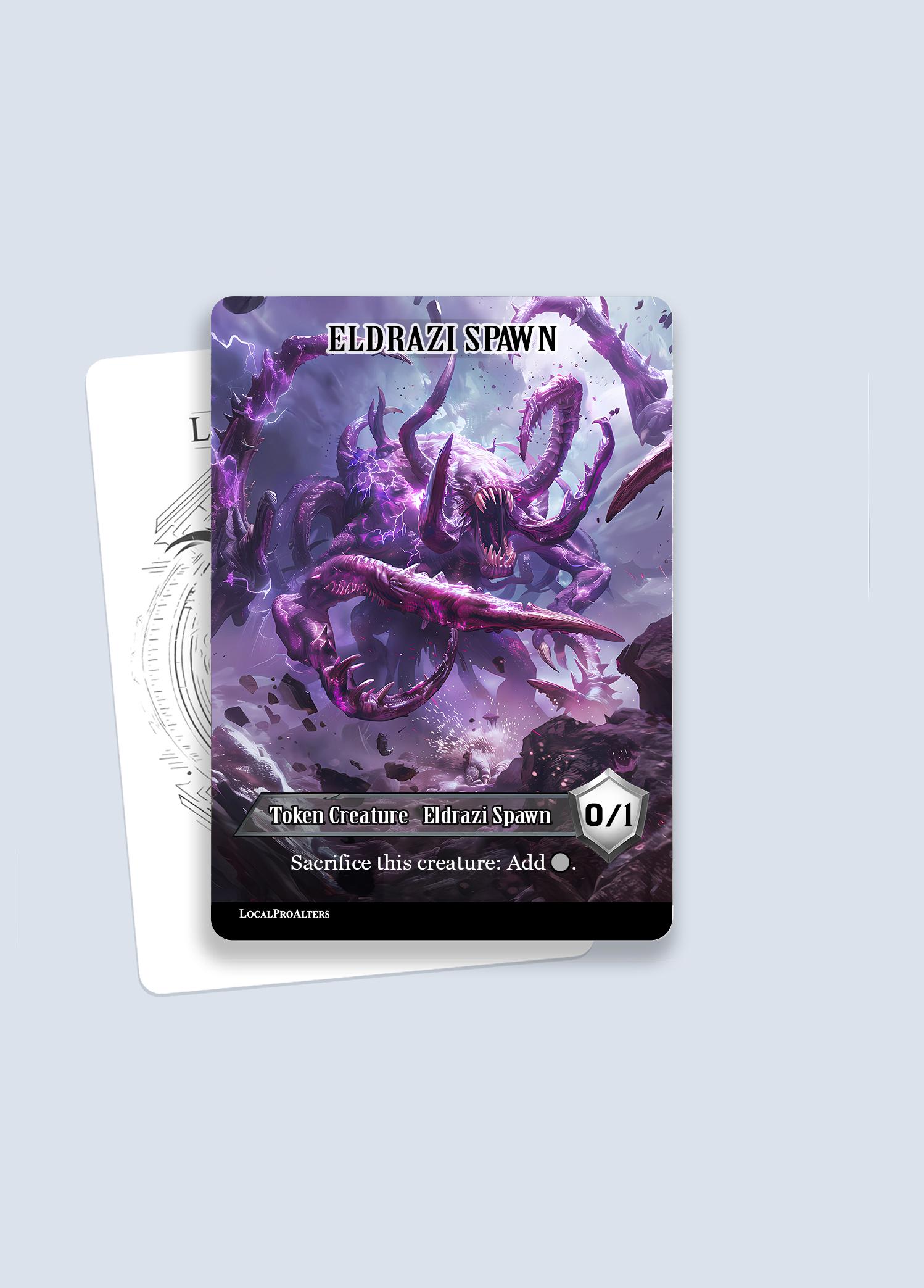Eldrazi Spawn Token #1 - Magic Custom Tokens for MTG - Etsy