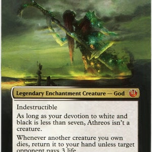 Mtg veränderte Kunstkarte-Athreos, God of Passage