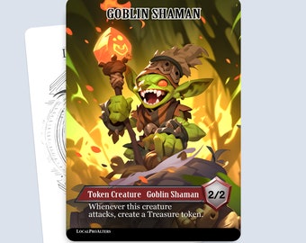ゴブリン シャーマン トークン - カスタム変更 MTG マジック ザ