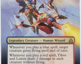 Mtg altered art card-Tibor and Lumia