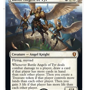 Carta artistica alterata Mtg-Battle Angels of Tyr