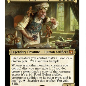Mtg altered art card-Brenard, Ginger Sculptor