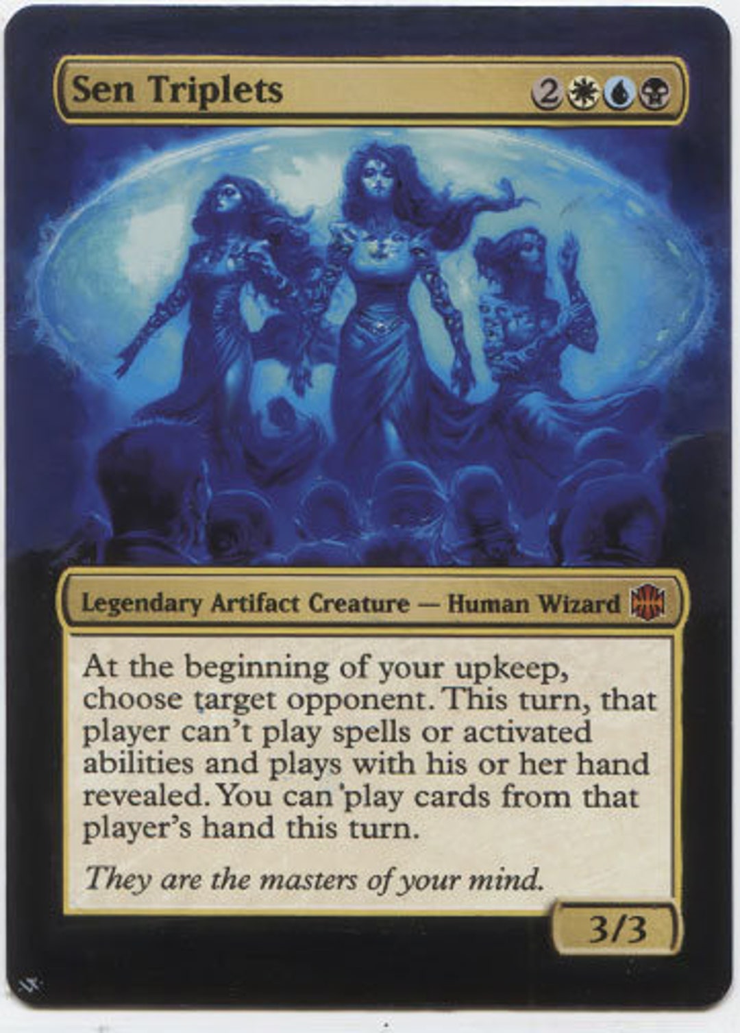 Mtg Altered Art Card-sen Triplets - Etsy