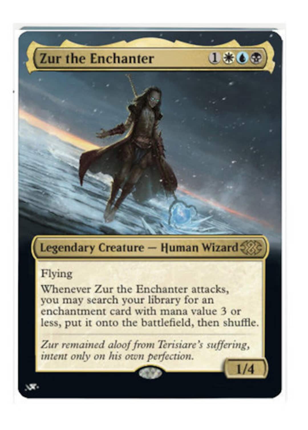 Mtg Altered Art Cardzur the Enchanter A Etsy