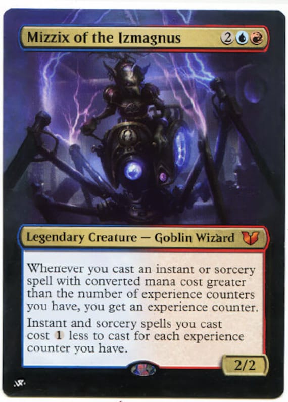 Mtg Altered Art Card-mizzix of the Izmagnus - Etsy