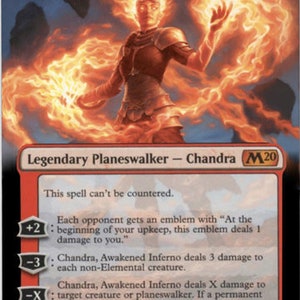 Mtg gewijzigde kunstkaart Chandra, Awakened Inferno