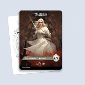 Vampire Token #6 - Magic custom tokens for MTG
