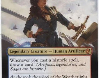 Mtg Altered Art Card-jhoira, Weatherlight Captain - Etsy