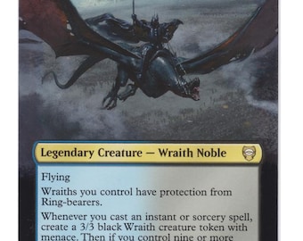 Mtg Altered Art Card-lord of the Nazgl - Etsy