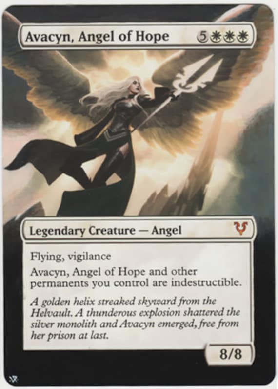 日本語Foil 希望の天使アヴァシン/Avacyn, Angel of Hope MTG 改変アートカード 希望の天使アヴァシン - Etsy 日本