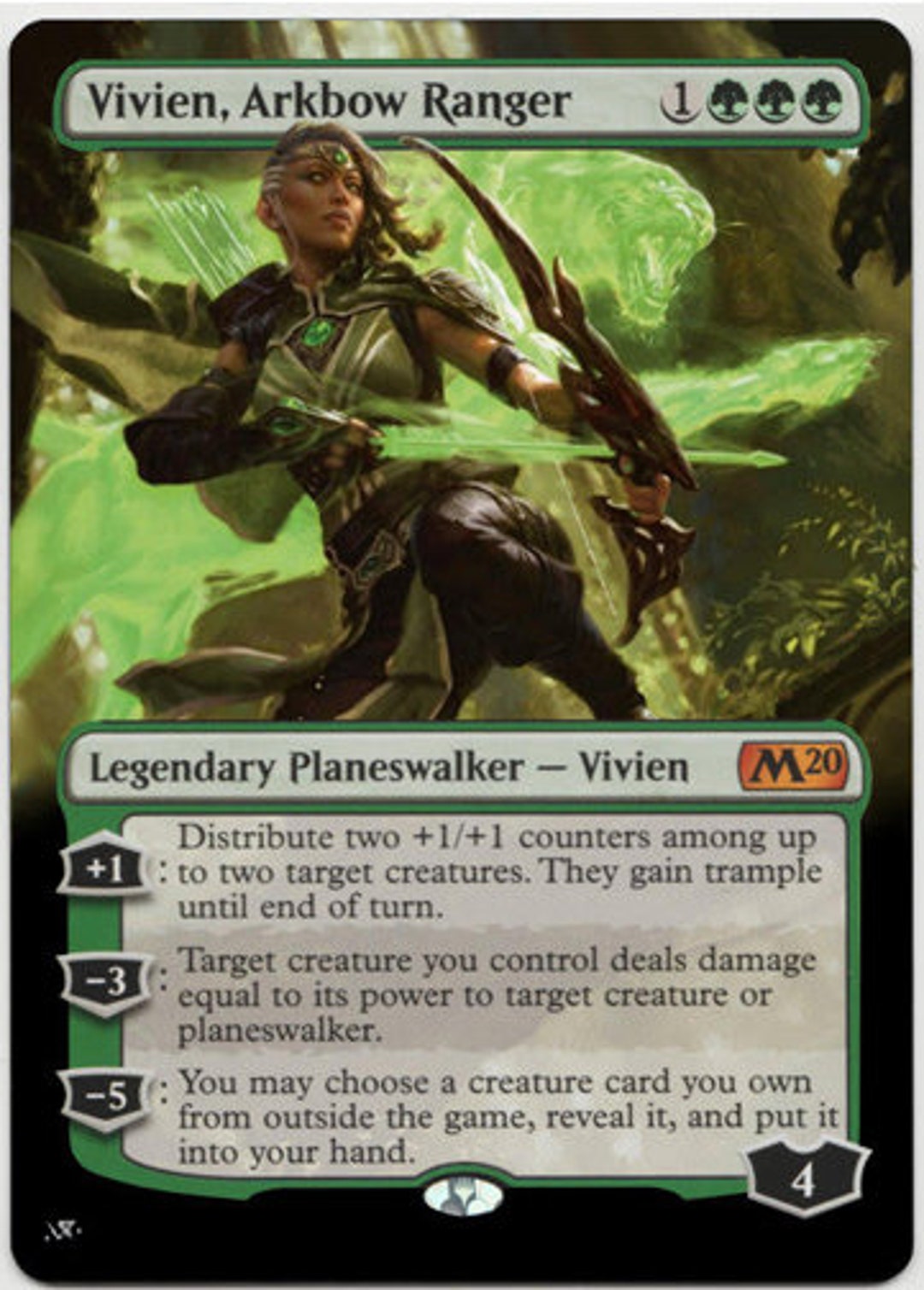 Mtg Altered Art Card Vivien, Arkbow Ranger - Etsy