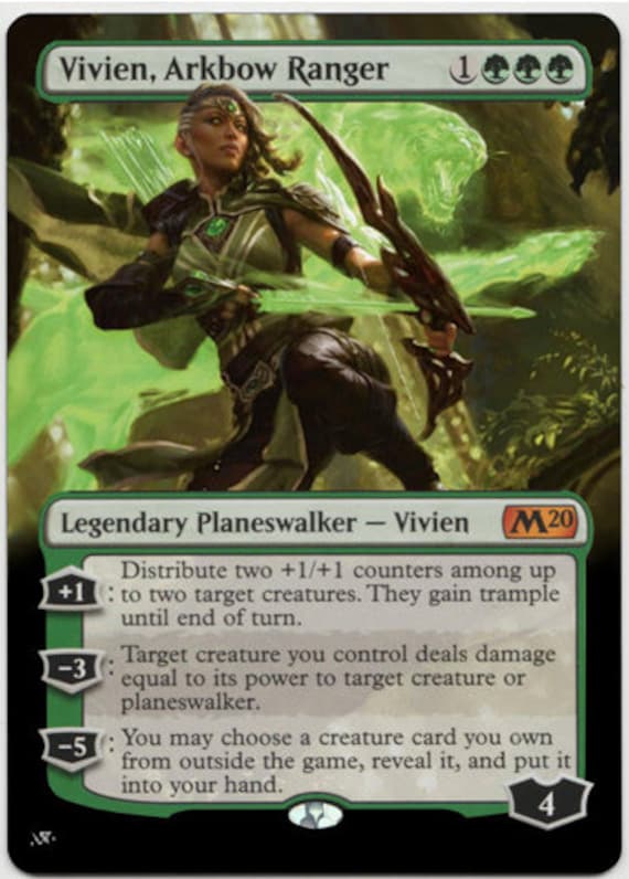 mtg vivien cards Magic The Gathering - Foundations Tokens - Reid Emblem Look at the top three cards of your library Magic: The Gathering - Vivien,