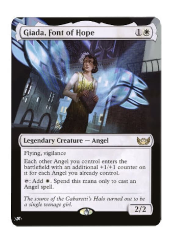 Mtg Altered Art Card-giada, Font of Hope - Etsy
