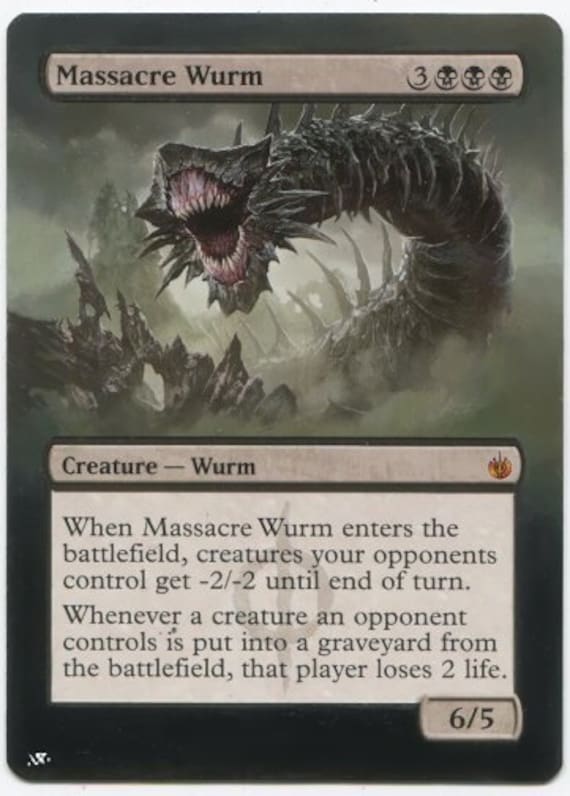 wurm cards mtg Magic THE Gathering [181] WAR OF THE SPARK Single Card Mint / near mint condition trading card Boneyard Wurm [Innistrad]