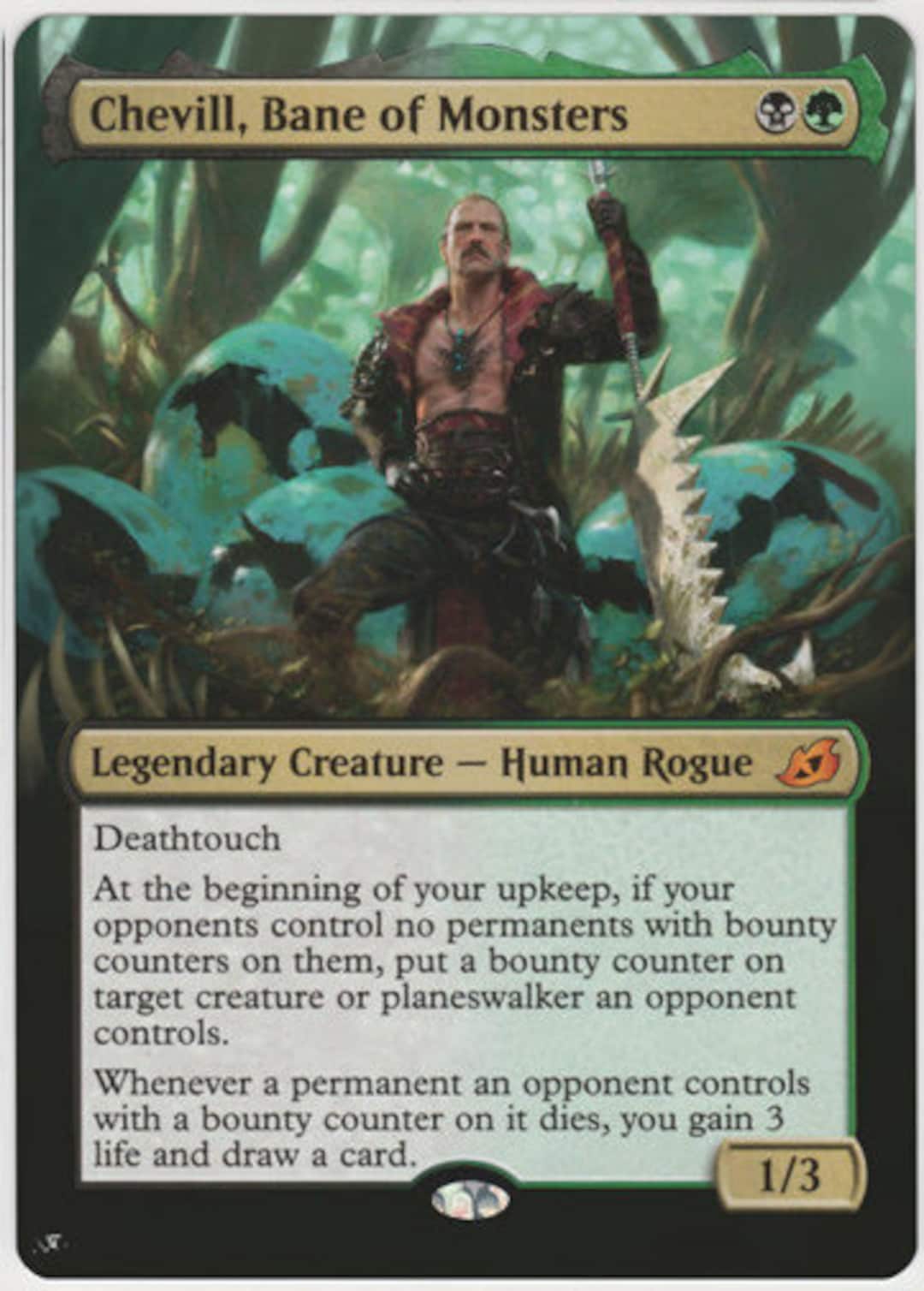 bane mtg card Mtg Altered Art Card-chevill, Bane of Monsters