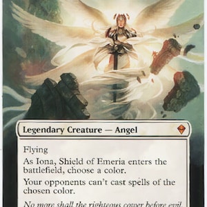 Carta artistica alterata Mtg: Iona, Scudo di Emeria