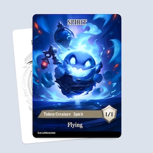 Spirit Token #1 - Magic custom tokens for MTG