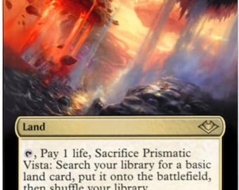 マジック：ザ・ギャザリング MTG Prismatic Vista Prismatic Vista (Retro Frame) (Foil Etched) | Modern