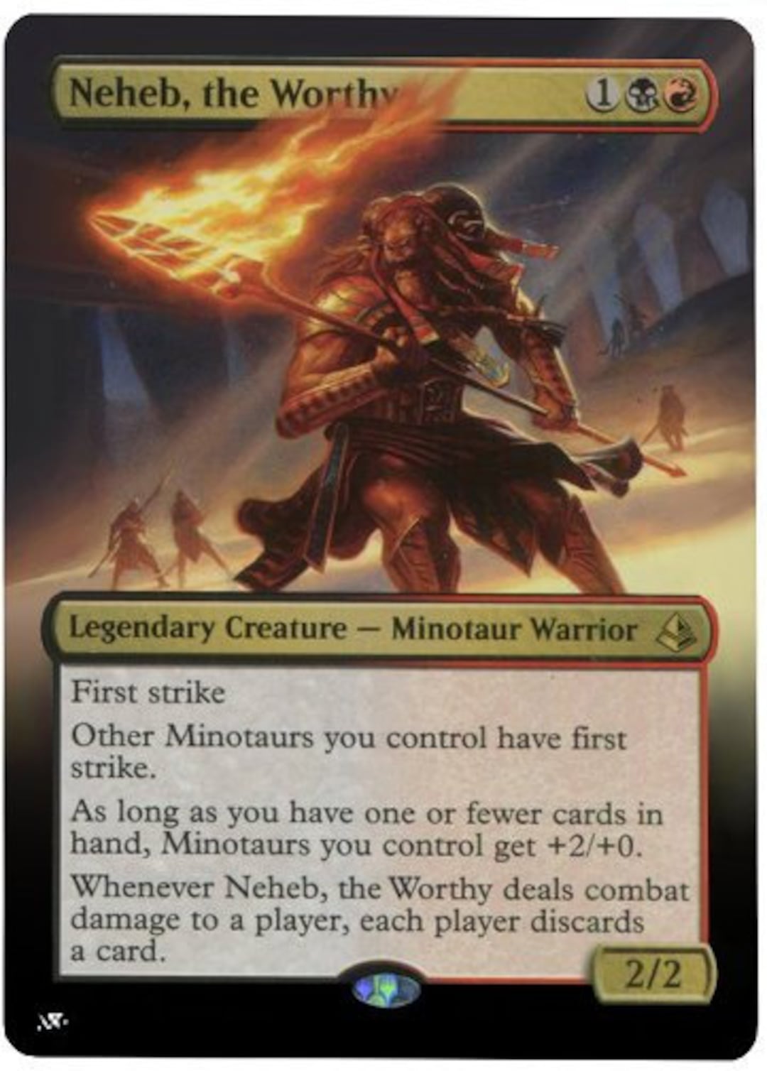 Mtg Altered Art Card Neheb the Worthy - Etsy