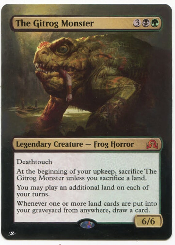 Mtg Altered Art Card-the Gitrog Monster - Etsy New Zealand